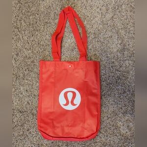 Lululemon Red Made To Feel Small Reusable Shopping Tote